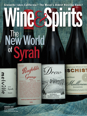 cover of Wine & Spirits magazine February 2019